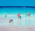 Reflections of beach Child impressionism